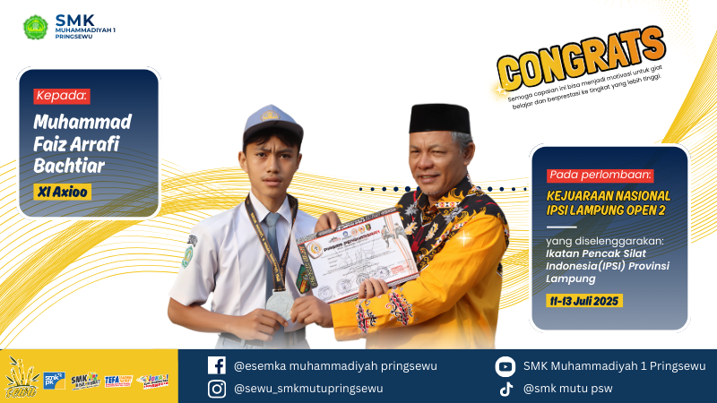 JUARA 2 KEJUARAAN NASIONAL IPSI LAMPUNG OPEN 2